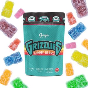Ganja Grizzlies – Assorted Flavour Sour Gummy Bears